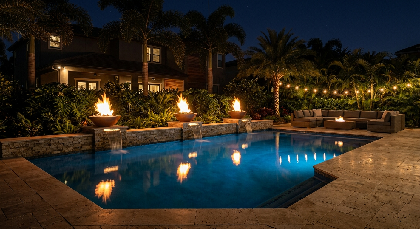 Fire features & water features
