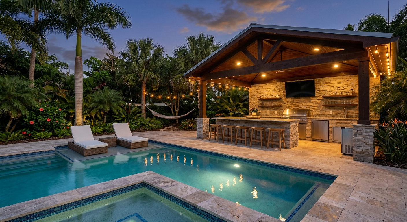 Outdoor kitchen & BBQ